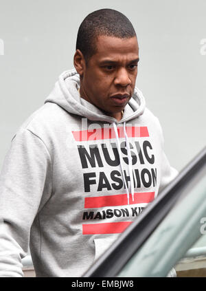 Beyonce and Jay Z seen art shopping in London. The couple were seen visiting multiple art galleries in Mayfair before returning back to their London Residents.  Featuring: Jay Z Where: London, United Kingdom When: 16 Oct 2014 Stock Photo