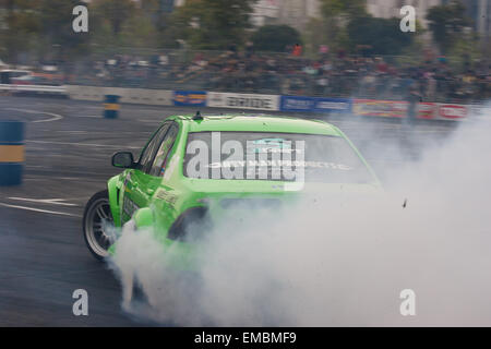 Tokyo, Japan. 19th April, 2015. Tokyo Drift, 2015 Gran Tourismo D1 Grand Prix Series Round 1 in Odaiba. Credit:  Michael Steinebach/AFLO/Alamy Live News Stock Photo