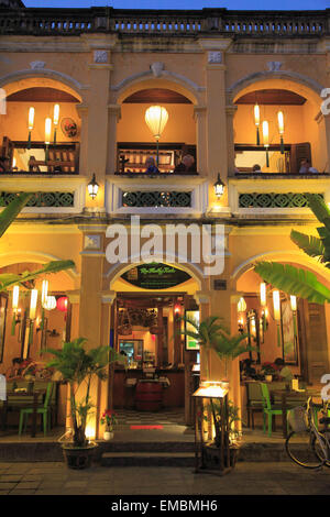 Vietnam, Hoi An, restaurant, street scene, Stock Photo