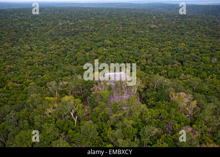 La Danta Complex; El Mirador, Guatemala Stock Photo