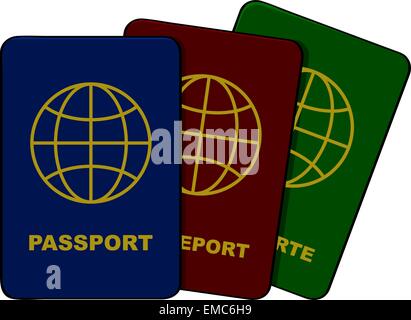 Passports Stock Vector
