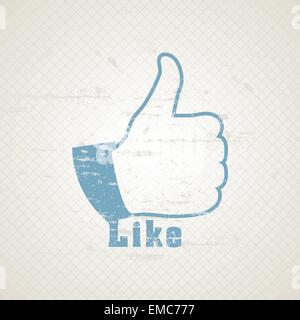 Grunge Like Symbol Stock Vector