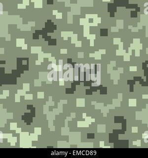 Camouflage seamless pattern. Stock Vector