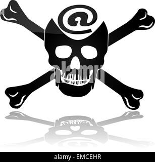 Web piracy Stock Vector