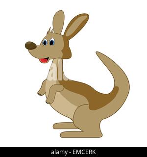 Cute kangaroo Stock Vector