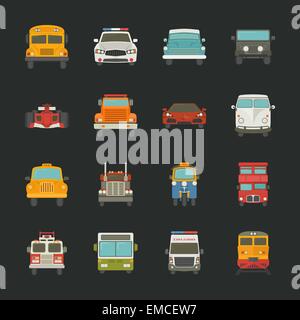Car icons , transport Stock Vector