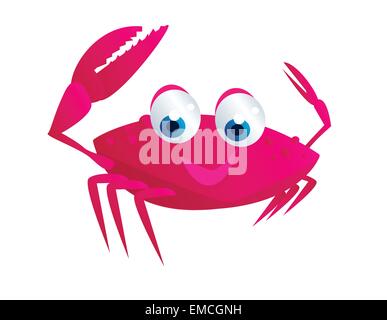 cute crab cartoon Stock Vector