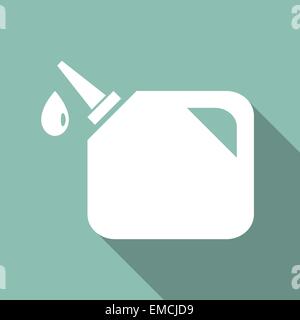 Eco Flat Icon Stock Vector