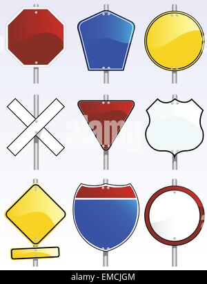 Traffic Signs Stock Vector
