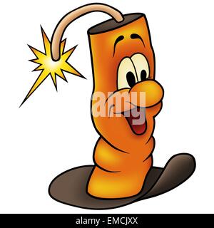 Pyrotechnic Fountain Stock Vector