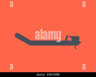 Transportation Flat Icon Stock Vector
