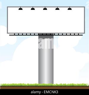 vector illustration of an outdoor billboard Stock Vector Image & Art ...