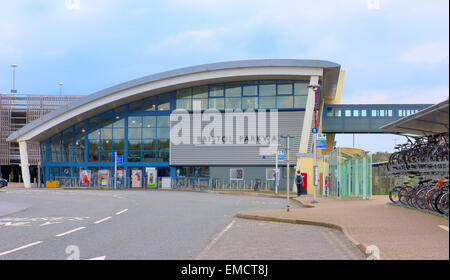 Bristol Parkway station, England, UK. 3rd March 1987 Stock Photo - Alamy