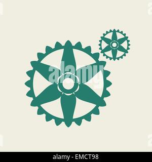 Eco Flat Icon Stock Vector