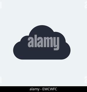 cloud icon simple flat vector symbol outline collection set logo Stock ...
