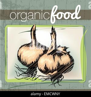 Organic Food illustration Stock Vector