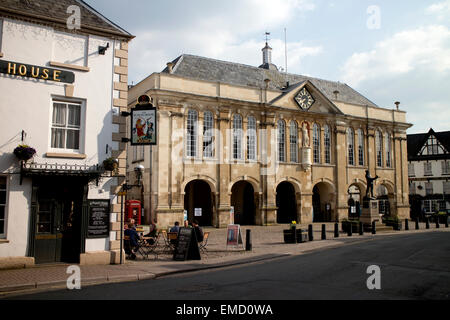 The Shire Hall, Monmouth, Monmouthshire, Wales, UK Stock Photo