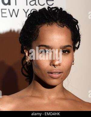 New York, NY, USA. 19th Apr, 2015. Zoe Kravitz at arrivals for GOOD KILL Premiere at Tribeca Film Festival 2015, Tribeca Performing Arts Center (BMCC TPAC), New York, NY April 19, 2015. Credit:  Everett Collection Inc/Alamy Live News Stock Photo