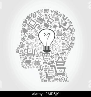 Sale a head3 Stock Vector