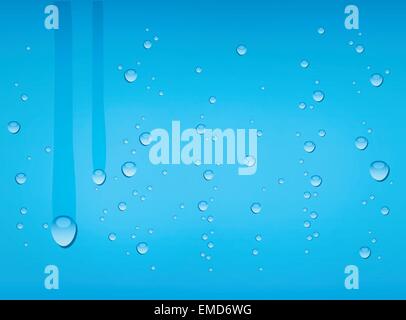 Water drop background Stock Vector