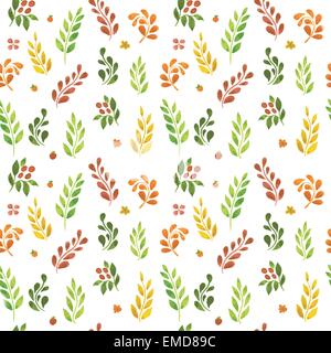 Autumn leafs pattern Stock Vector