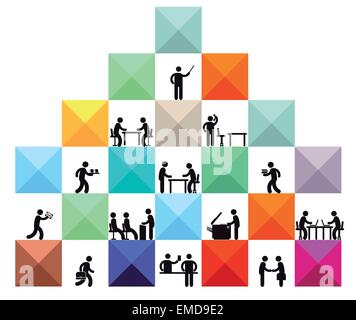 Business workplace Stock Vector
