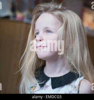 Blonde little girl Stock Photo