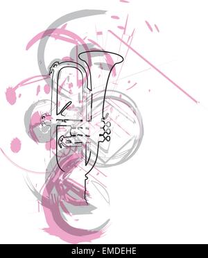 Music Instrument. Vector illustration Stock Vector