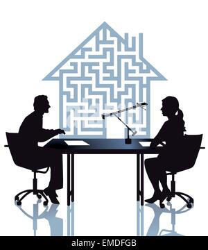 house construction planning Stock Vector