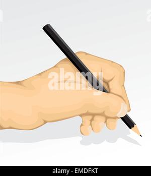 Writing hand Stock Vector