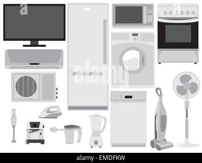 Home electronics Stock Vector