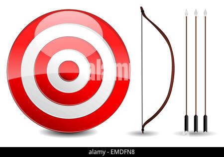 Arrows and target Stock Vector