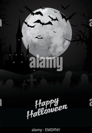 Halloween background with copy space Stock Vector Image & Art - Alamy