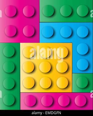 Construction blocks Stock Vector