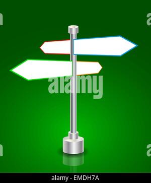 Direction sign Stock Vector