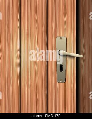 Door handle Stock Vector