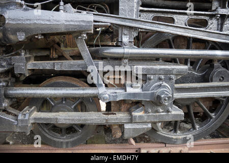 Parts of a steam locomotive Stock Photo - Alamy