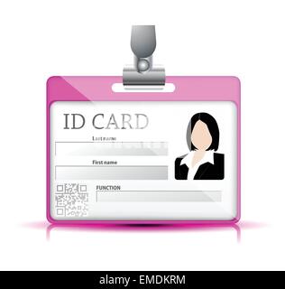 ID Card Stock Vector