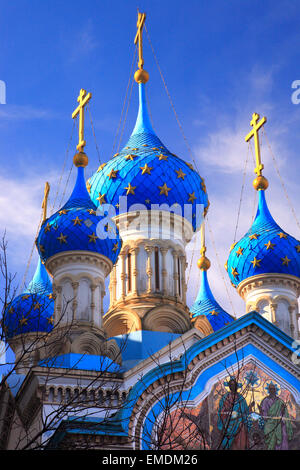 Russian orthodox church in San telmo, Buenos Aires, Argentina. Stock Photo