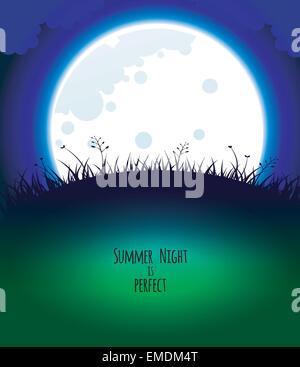 Good night design Stock Vector