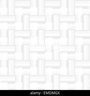 White seamless geometric texture Stock Vector