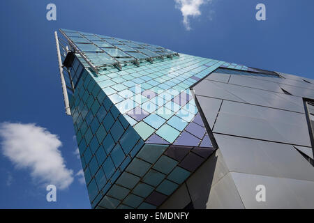 Close up detail of The Deep aquarium in Hull alongside the Humber Estuary UK Stock Photo