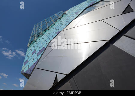 Close up detail of The Deep aquarium in Hull alongside the Humber Estuary UK Stock Photo