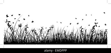 meadow background Stock Vector