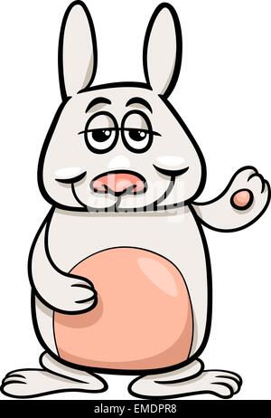 Funny Rabbit Cartoon Character illustration Stock Vector Image & Art ...
