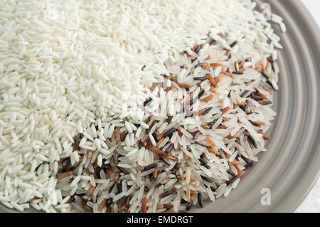 Uncooked Colored Rice rice meal food uncooked preparation color seed Stock Photo - Alamy