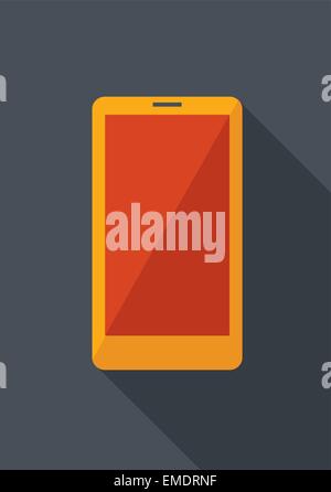 Flat Smartphone Stock Vector
