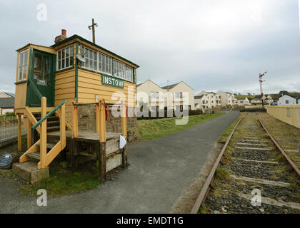 Instow Signal Box built by The London and South-Western Railway Type 1 Box Grade II Listed Instow North Devon Stock Photo