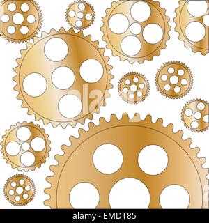 teamwork concept with gears cogs vector illustration EPS10 Stock Vector ...