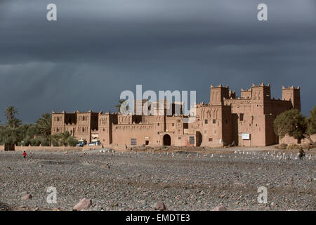 Kasbah Amridil.  17th century Kasbah that was a famous madrasa, or religious school.  Now restored with a hotel next door. Stock Photo